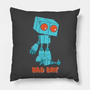 Bad Day Robot Pillow