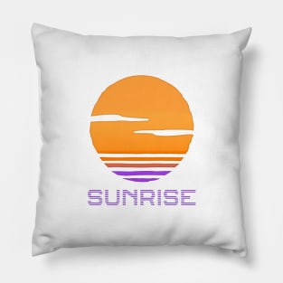 Retro Sunrise Pillow