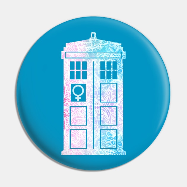 pastel TARDIS Pin by selandrian