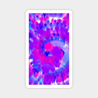 Purple Tie Dye Magnet