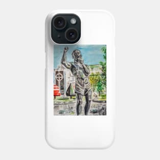 Rinty Monaghan statue Phone Case