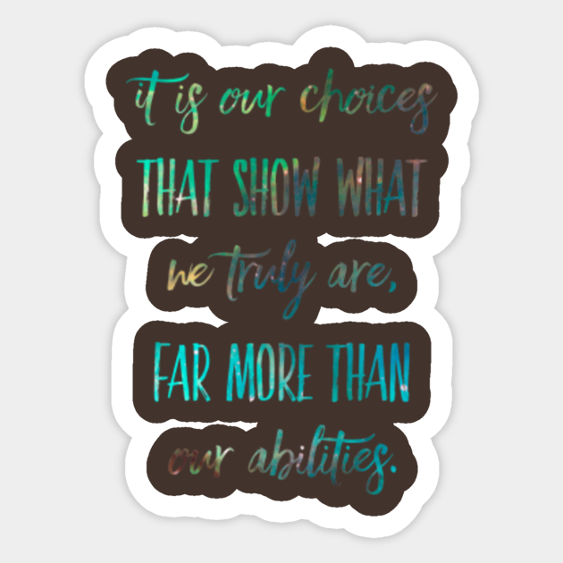 Choices - Harry Potter - Sticker