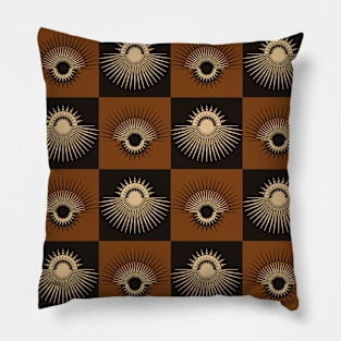 African Sun and moon pattern Pillow