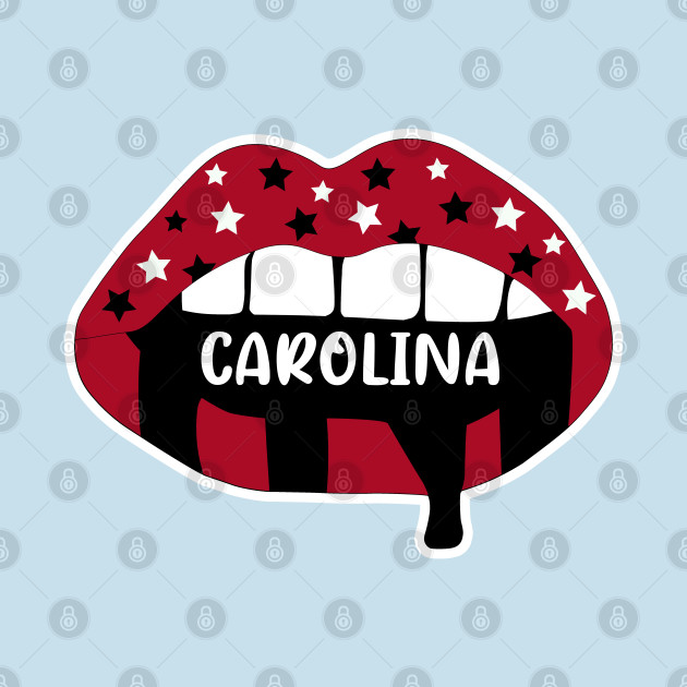 Discover Carolina Lips - South Carolina - T-Shirt