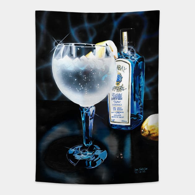 G&T Ice and a Slice Tapestry by lucafon18