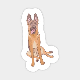 German Shepherd Magnet