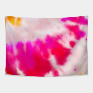 Candy Floss Tie Dye Pink Yellow Tapestry