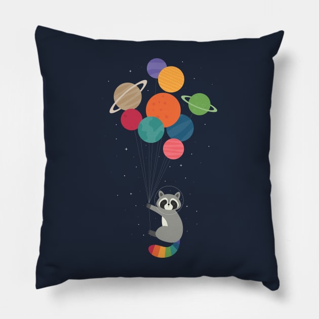 Space Raccoon Pillow by AndyWestface