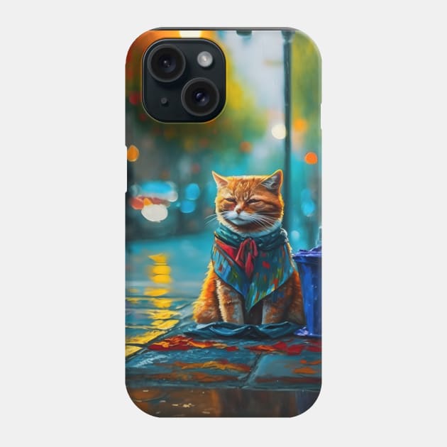 Ginger Cat - Beggar Phone Case by AtypicalWorld