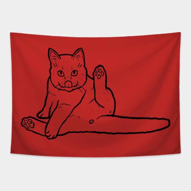 Cat best sale butt tapestry