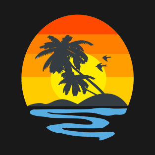 Retro Vintage Sunset T-Shirt