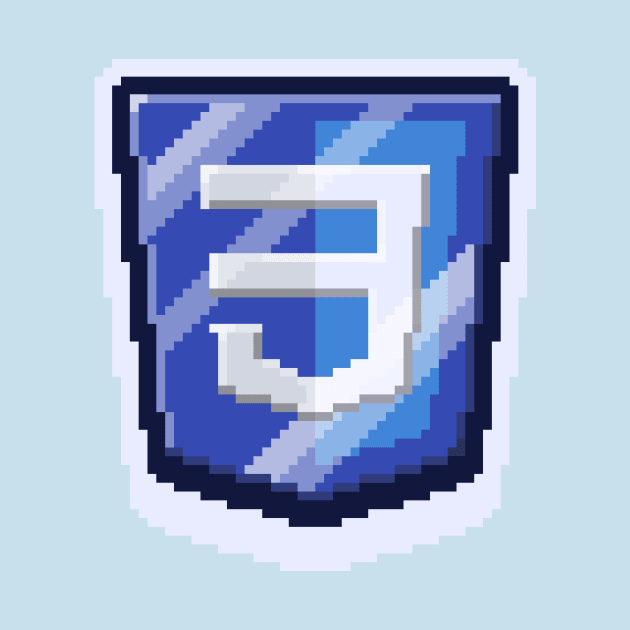 CSS3 Metallic PixelArt by astrellonart