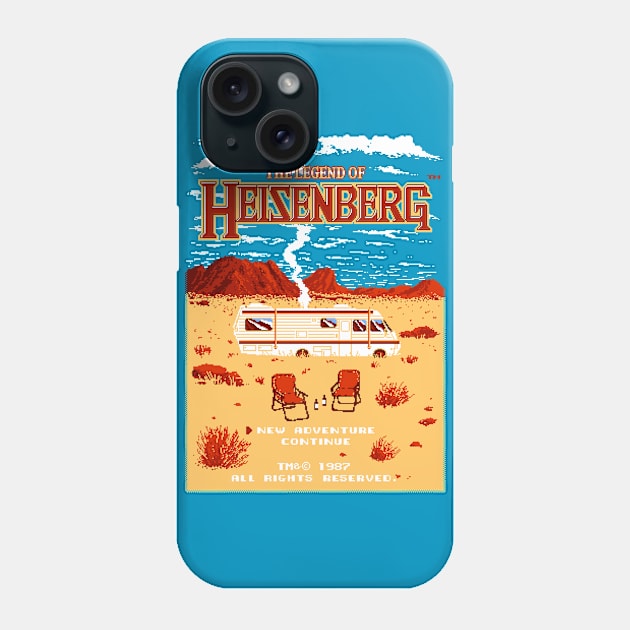 The Legend of Heisenberg Phone Case by FilippoMorini