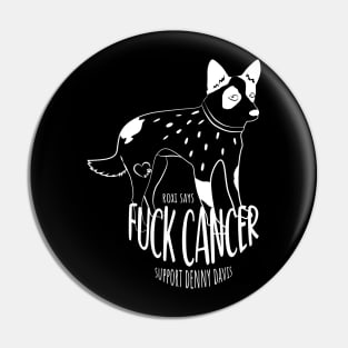 Roxi Says F Cancer Pin