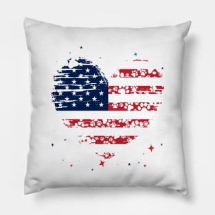 Funny 4th Of July 2021 Fourth Of July For Men's And Women's For 4th Of July Dog Lovers Pillow