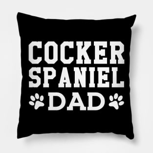 Cocker Spaniel Dad Pillow