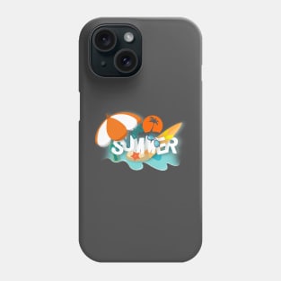 Hello Summer - Sun -Surfing - Swimming -Beach Phone Case