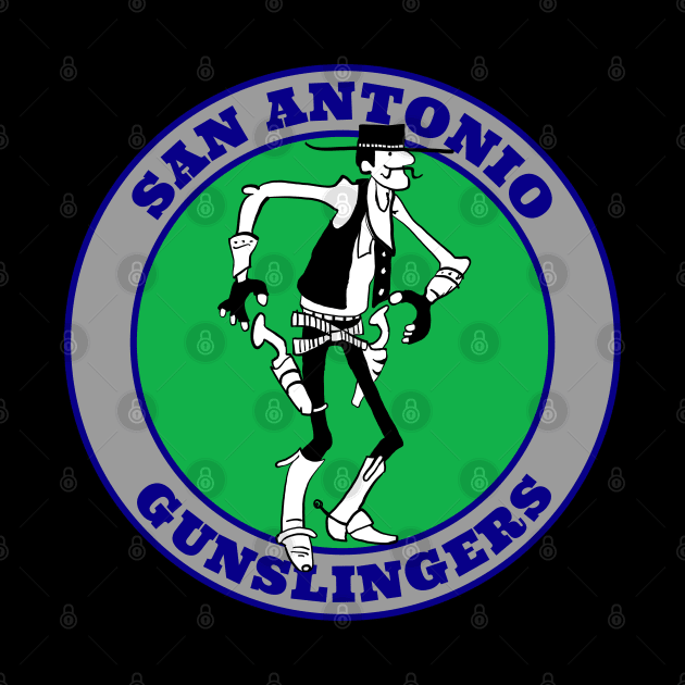 Defunct - San Antonio Gunslingers USFL Football by LocalZonly