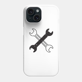 crossed spanners Phone Case