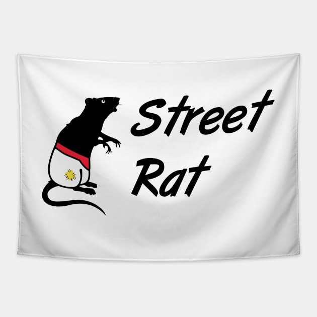 street rat Tapestry by B0red