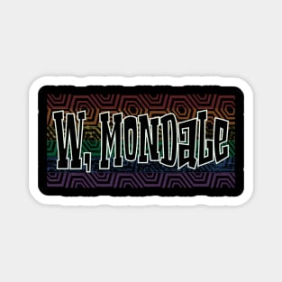 LGBTQ PATTERN AMERICA MONDALE Magnet