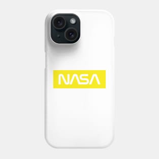 NASA Box Logo - Yellow 2 Phone Case