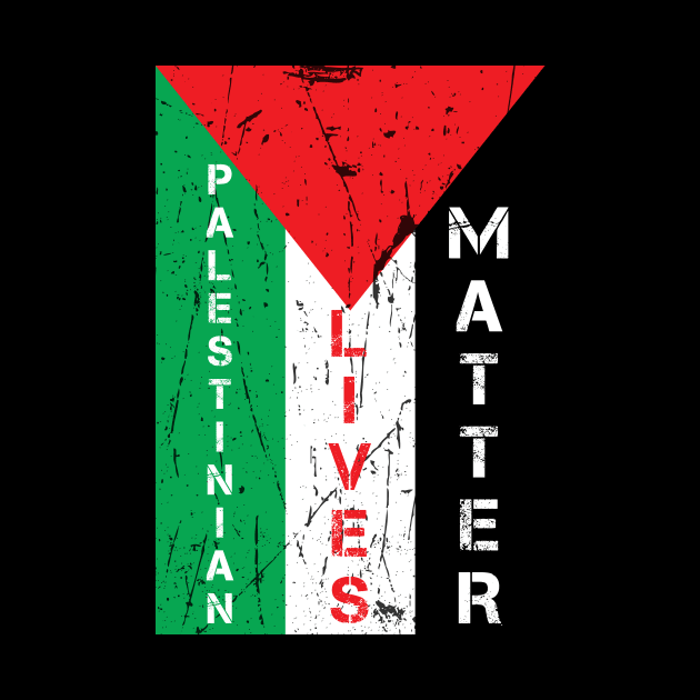 Vintage Free Palestine - Palestinian Lives Matter by KanaZone