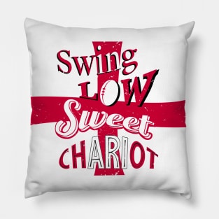 Rugby English Fan Sweet Chariot Pillow