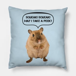 Hamster Squeak Pillow