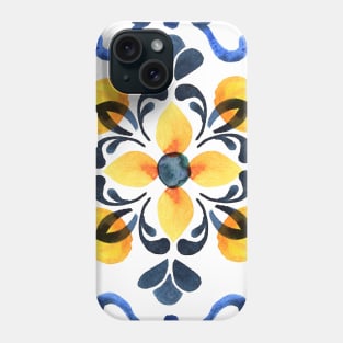 Floral ornament. Watercolor Phone Case