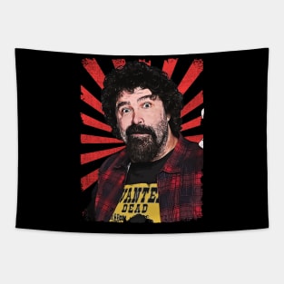 Cactus Jack Wrestling Vintage Fan Art Tapestry