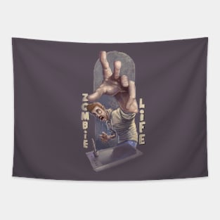 zombie life Tapestry