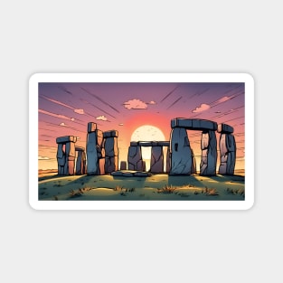 Stonehenge Sunrise Magnet