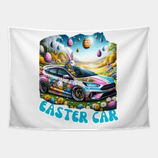 EASTER CAR LOVER Tapestry