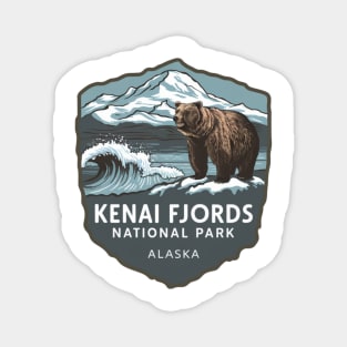 Kenai Fjords National Park Alaska Wildlife Magnet