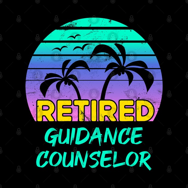 Retired Guidance Counselor Retirement Gift Retro by qwertydesigns