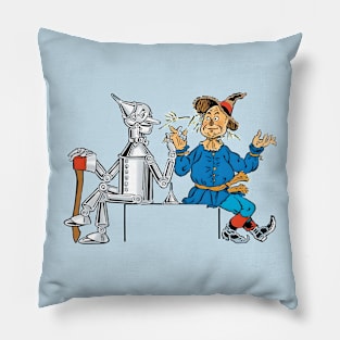 Tin Woodsman and Scarecrow - The Wizard of Oz Pillow