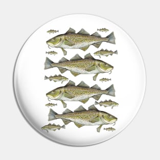 Cod fish Pin