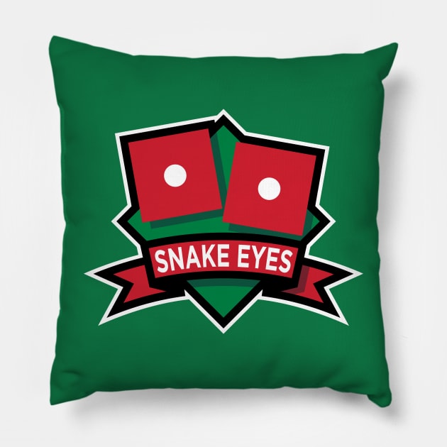 Snake Eyes Pillow by Fourteen21 Designs