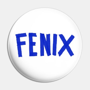 like a fenix (blue) Pin