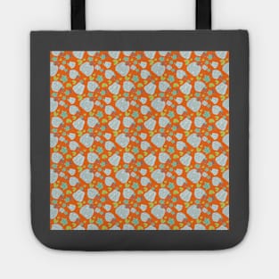 Fall Autumn pumpkins and leaves pattern Tote