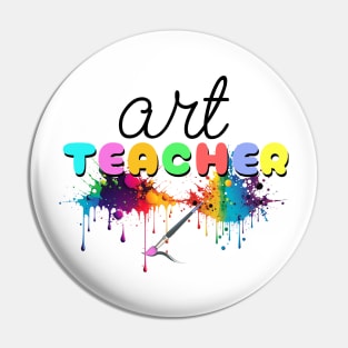 Art Teacher Shirt Pin