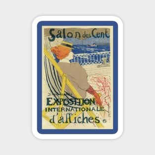 Salon des Cents by Toulouse Lautrec Magnet