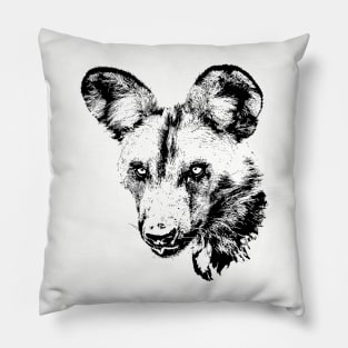 African Wild Dog | African Wildlife Pillow