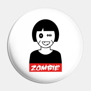 Halloween Zombie Pin