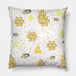 Honey And Bees Pillow