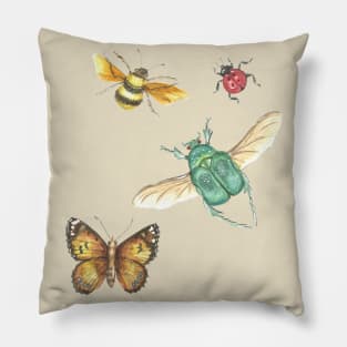 Collection of insects Pillow