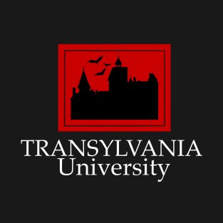 Transylvania University (White Text) T-Shirt