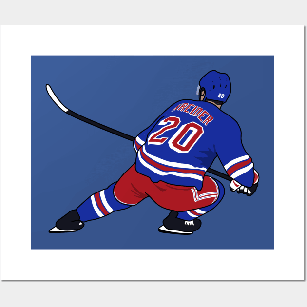 Mika Zibanejad Chris Kreider Poster New York Rangers 