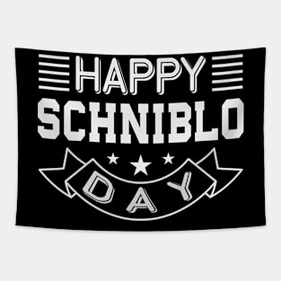 Schniblotag Geschenk I Blowjob Schnitzel Happy Schniblo Day Tapestry